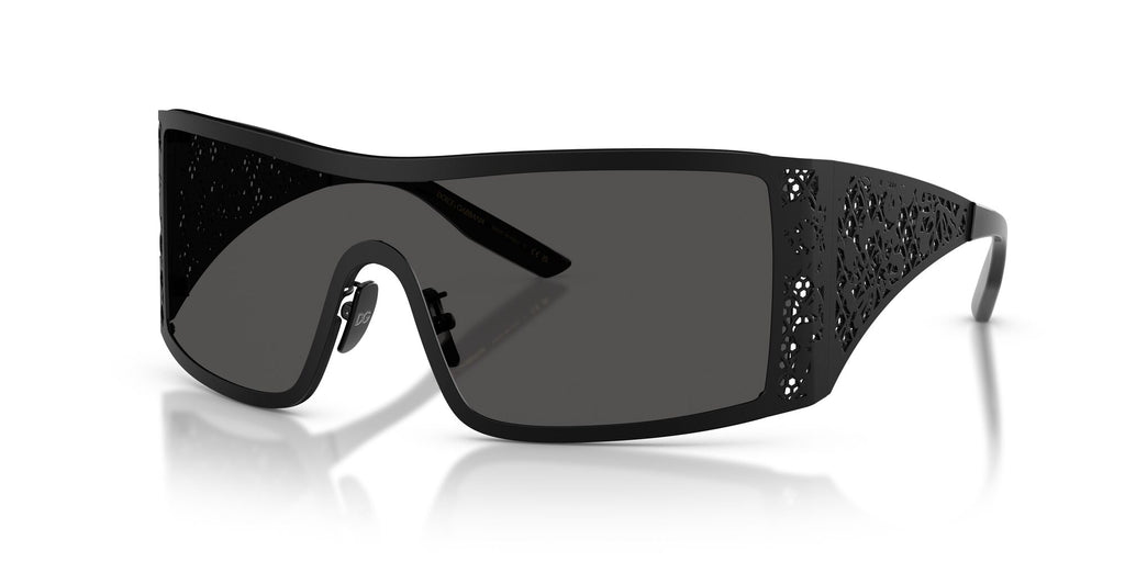 Dolce & Gabbana 0DG2317 110687 38 Matte Black/ Dark Grey