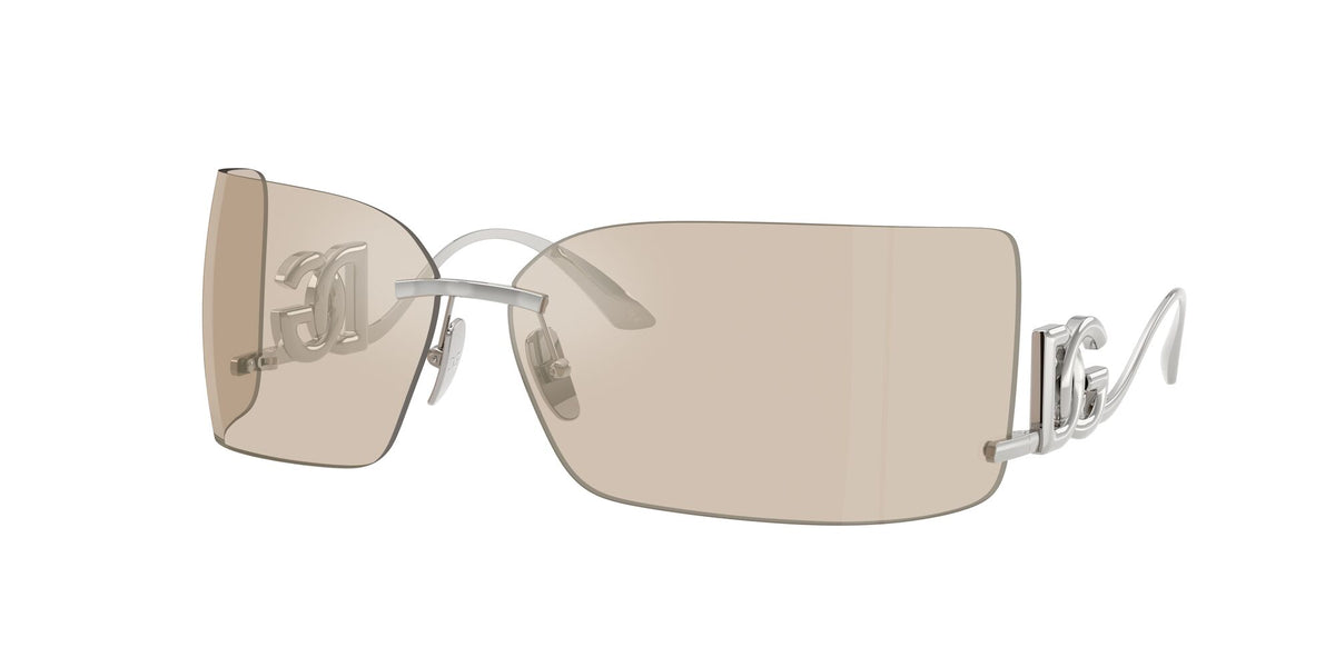 Dolce & Gabbana 0DG2319 05/6G 79 Silver/ Ivory Mirror Flash