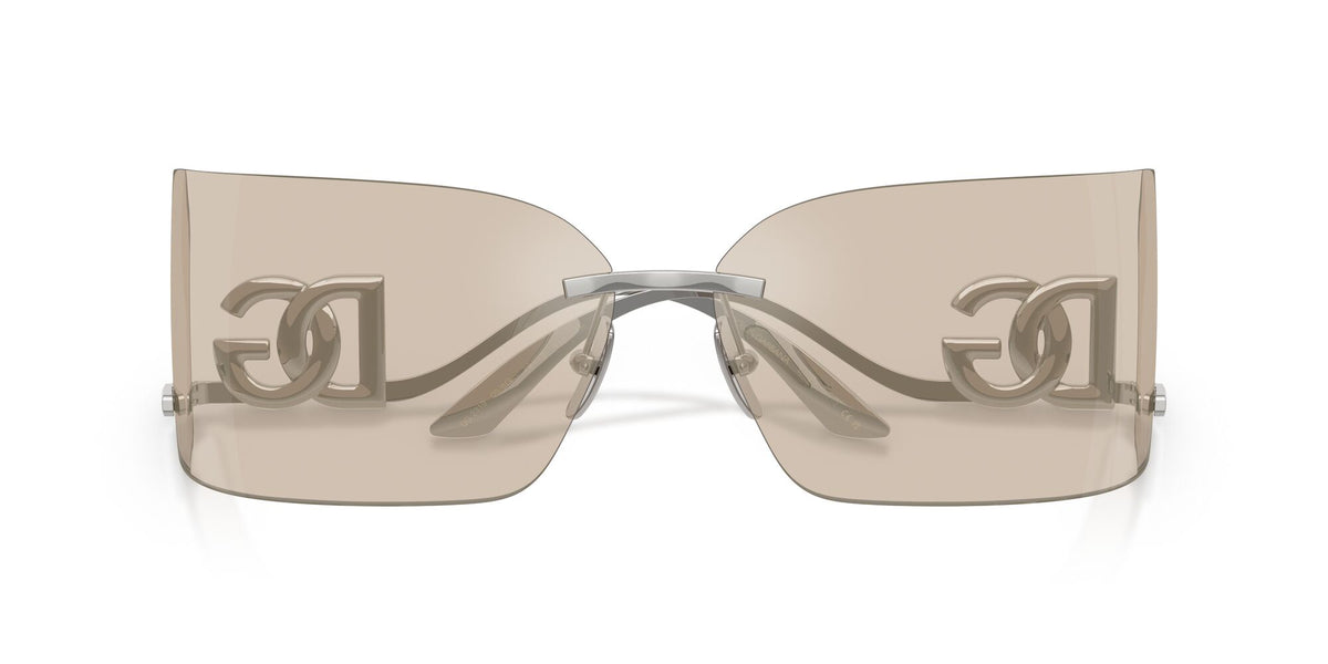 Dolce & Gabbana 0DG2319 05/6G 79 Silver/ Ivory Mirror Flash
