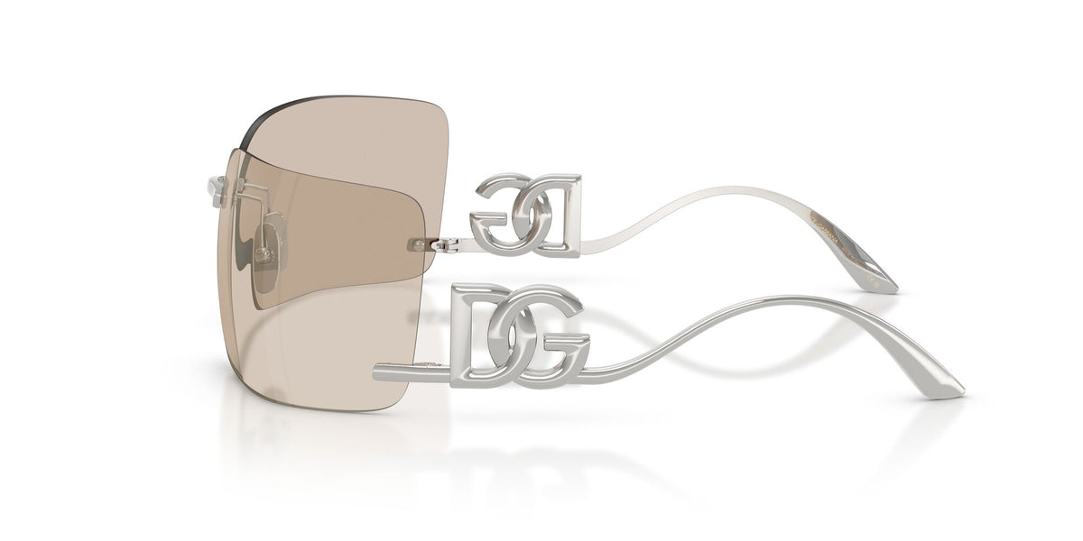 Dolce & Gabbana 0DG2319 05/6G 79 Silver/ Ivory Mirror Flash
