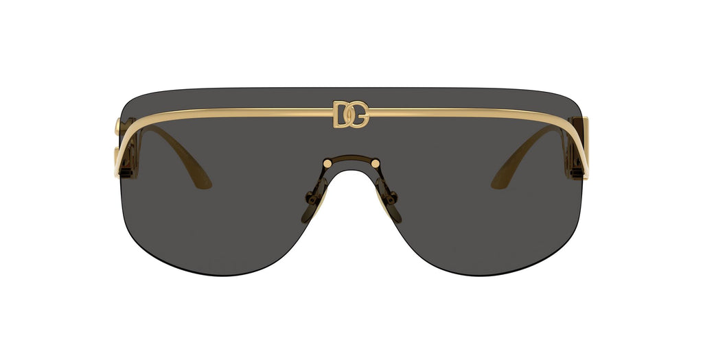 Dolce & Gabbana 0DG2320 02/87 40 Gold/ Dark Grey