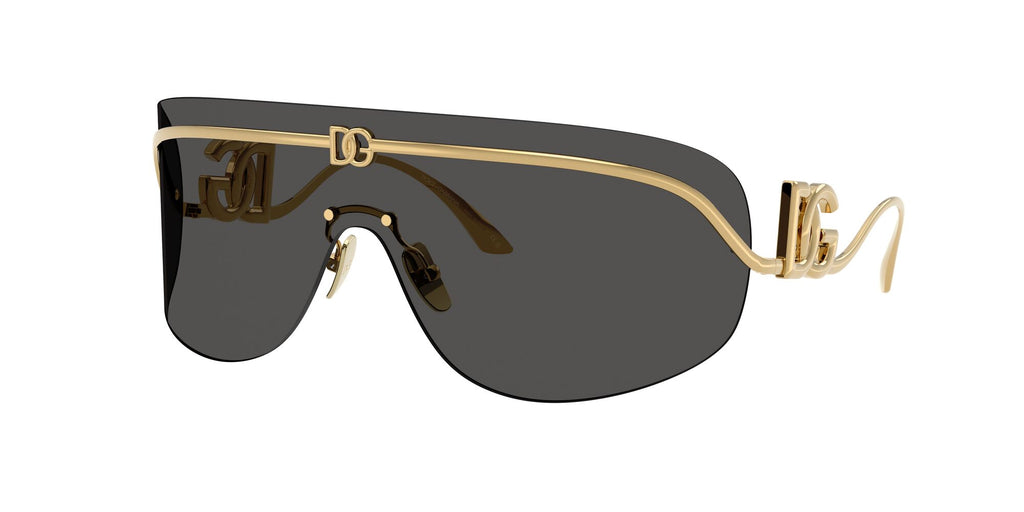 Dolce & Gabbana 0DG2320 02/87 40 Gold/ Dark Grey
