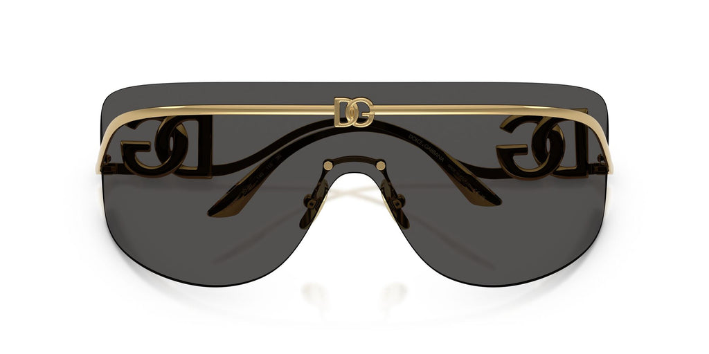 Dolce & Gabbana 0DG2320 02/87 40 Gold/ Dark Grey