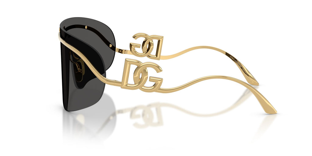 Dolce & Gabbana 0DG2320 02/87 40 Gold/ Dark Grey