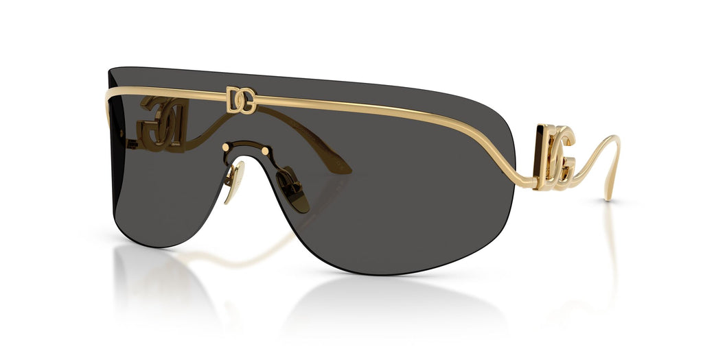 Dolce & Gabbana 0DG2320 02/87 40 Gold/ Dark Grey