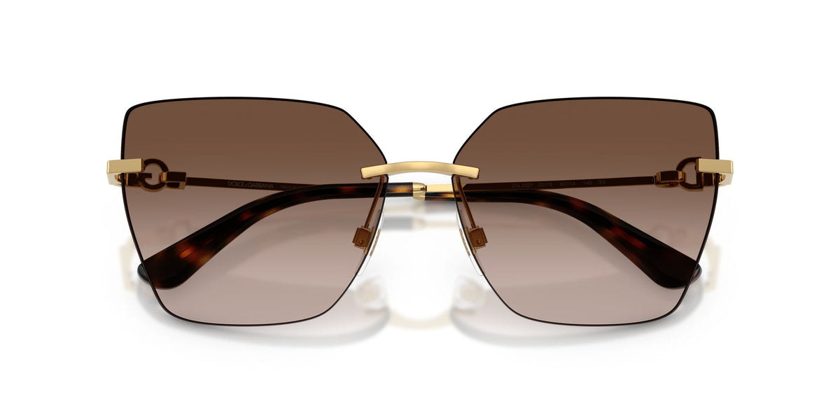 Dolce & Gabbana 0DG2321 02/13 62 Gold/ Brown Gradient