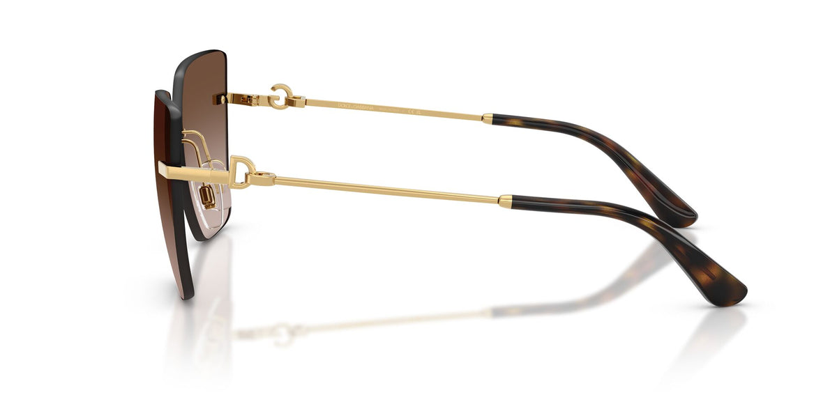 Dolce & Gabbana 0DG2321 02/13 62 Gold/ Brown Gradient