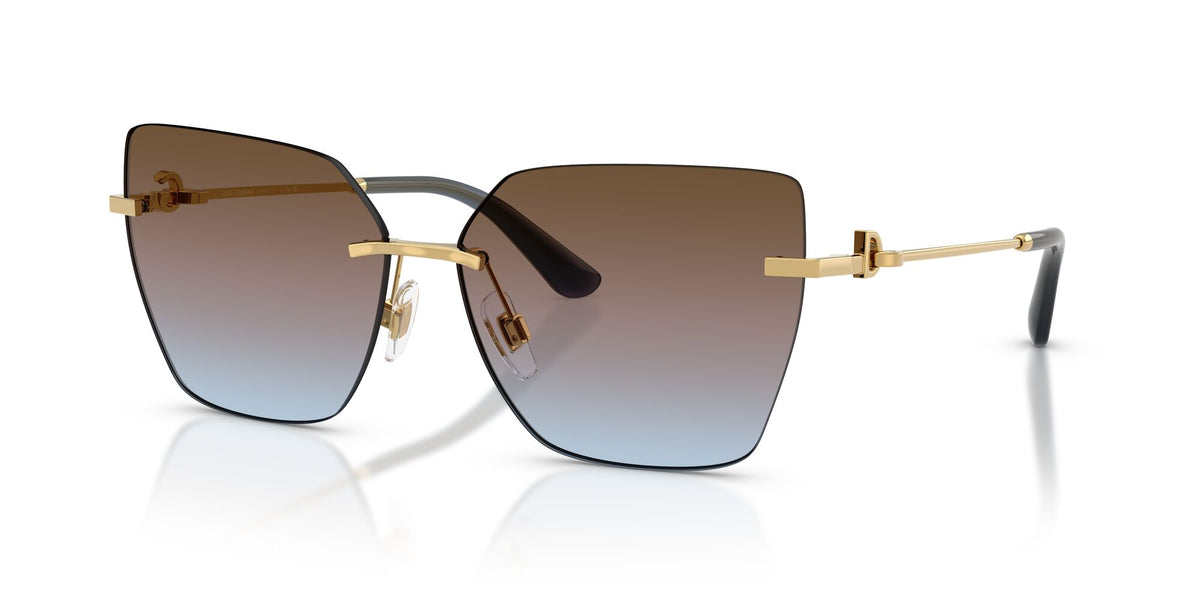 Dolce & Gabbana 0DG2321 02/48 62 Gold/ Azure/Pink/Brown Gradient