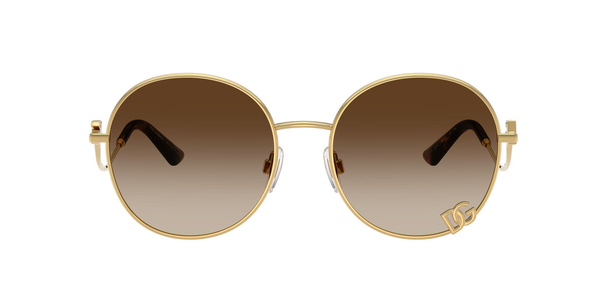 Dolce & Gabbana 0DG2324 02/13 56 Gold/ Gradient Brown