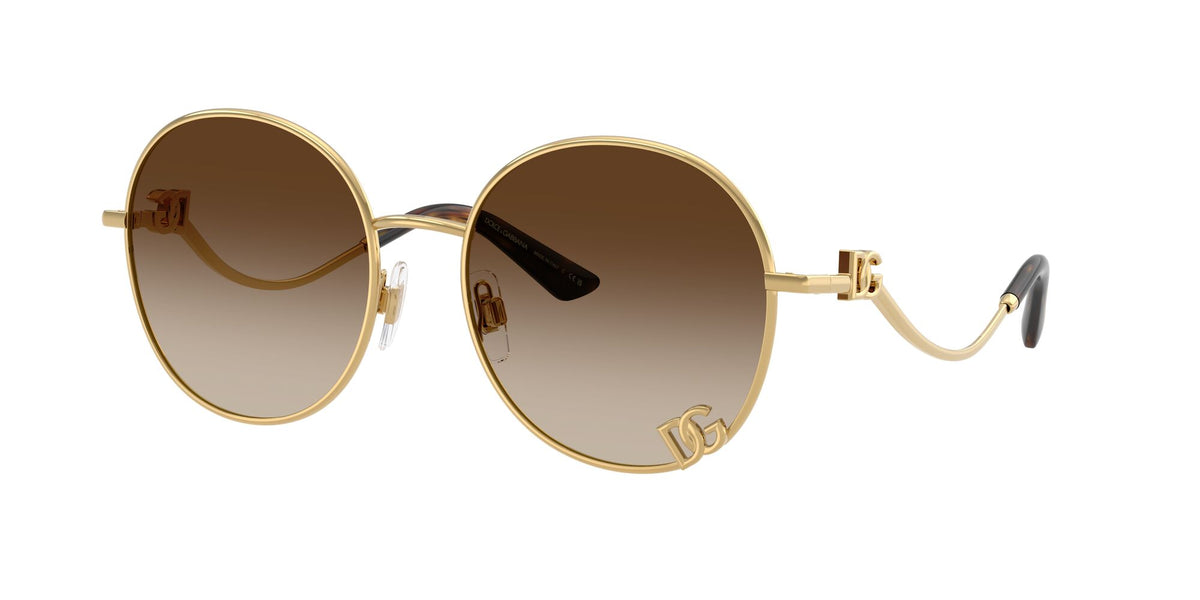 Dolce & Gabbana 0DG2324 02/13 56 Gold/ Gradient Brown