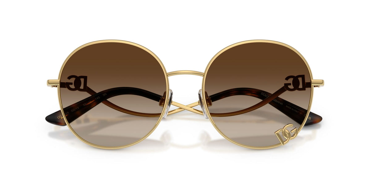 Dolce & Gabbana 0DG2324 02/13 56 Gold/ Gradient Brown