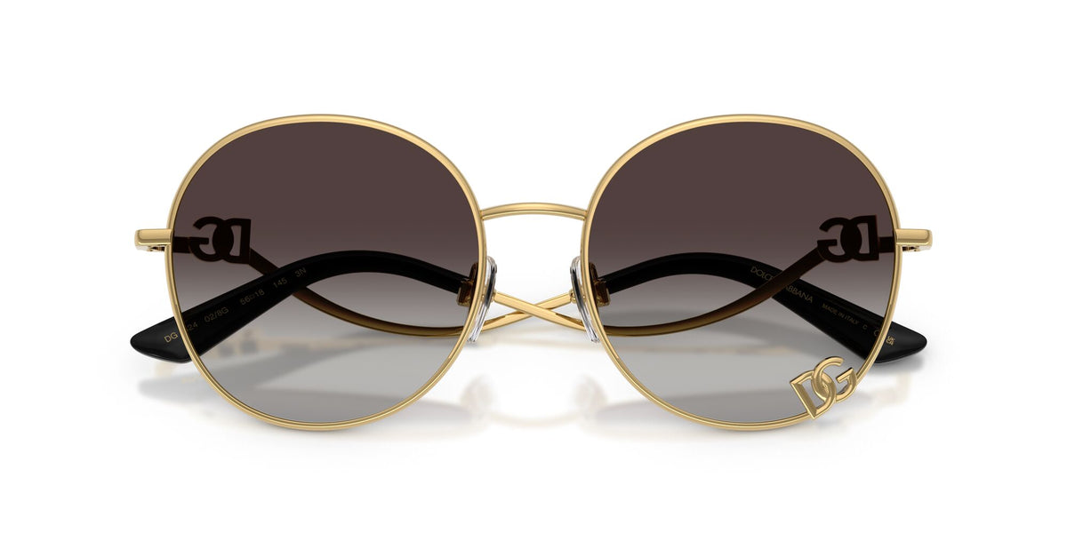 Dolce & Gabbana 0DG2324 02/8G 56 Gold/ Grey Gradient