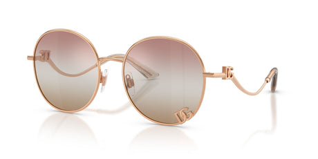 Dolce & Gabbana 0DG2324 1298EL 56 Rose Gold/ Pink/Brown