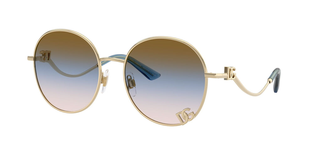 Dolce & Gabbana 0DG2324 488/U6 56 Pale Gold/ Pink/Blue/Brown