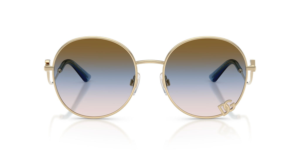 Dolce & Gabbana 0DG2324 488/U6 56 Pale Gold/ Pink/Blue/Brown