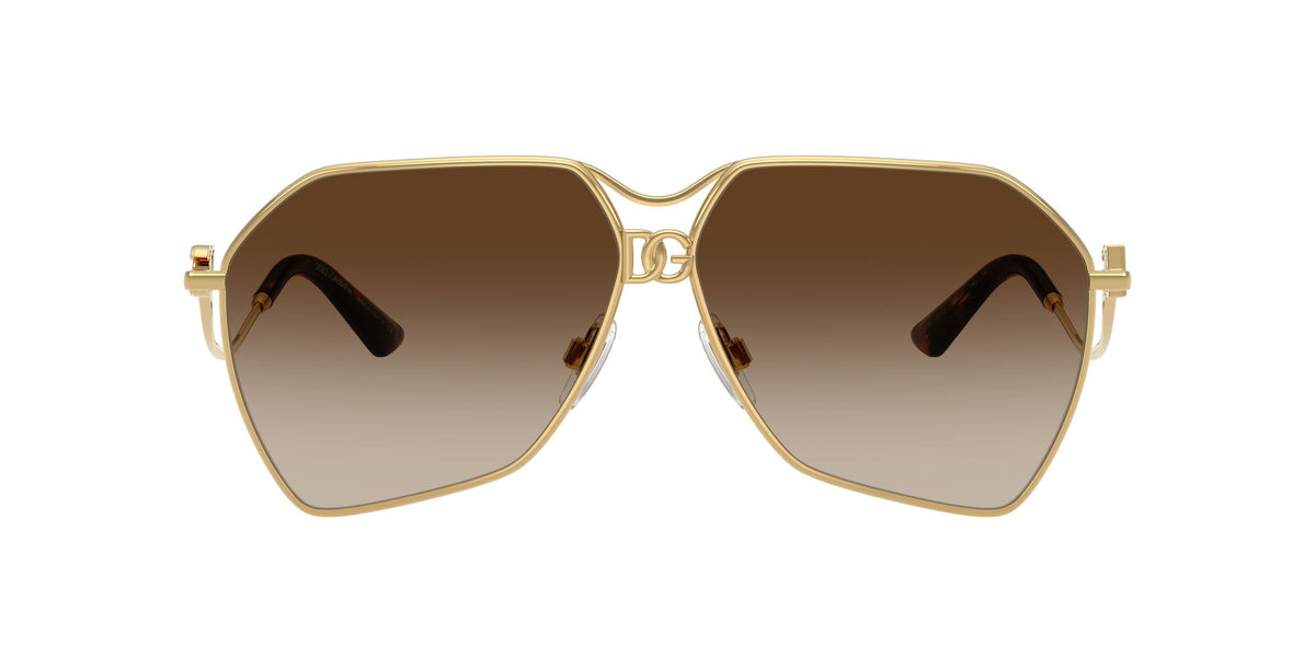 Dolce & Gabbana 0DG2326 02/13 62 Gold/ Gradient Brown