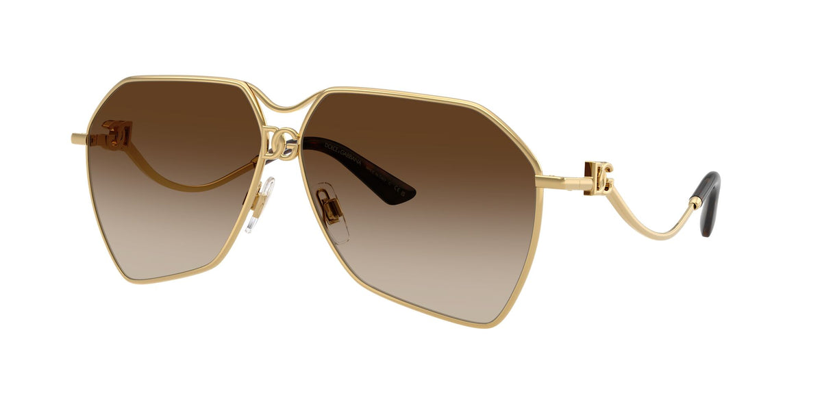 Dolce & Gabbana 0DG2326 02/13 62 Gold/ Gradient Brown