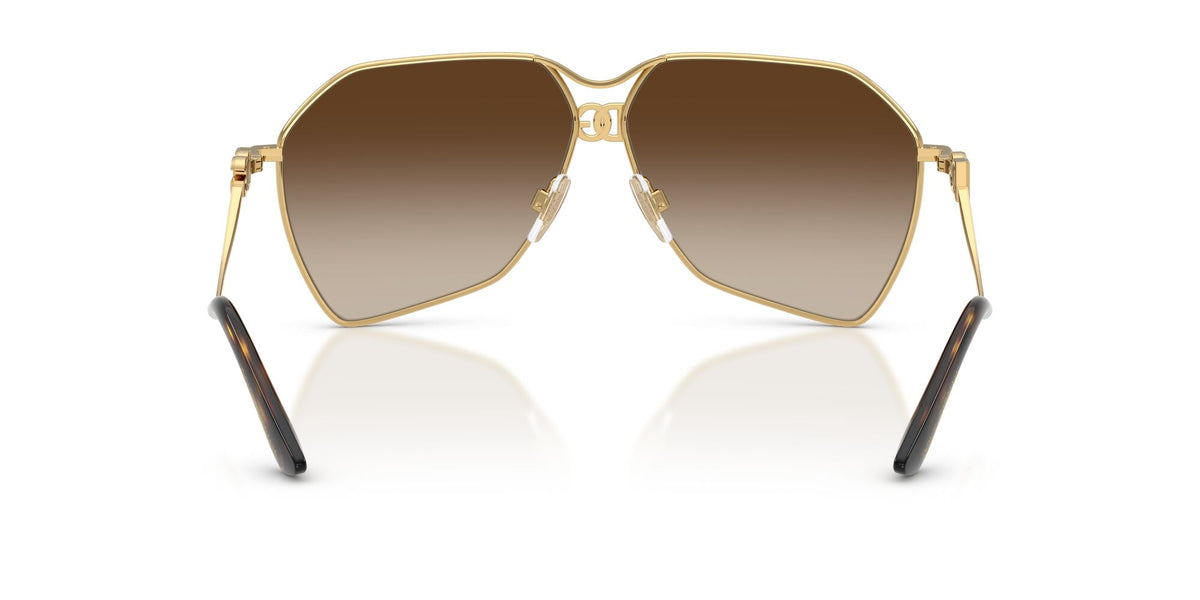 Dolce & Gabbana 0DG2326 02/13 62 Gold/ Gradient Brown