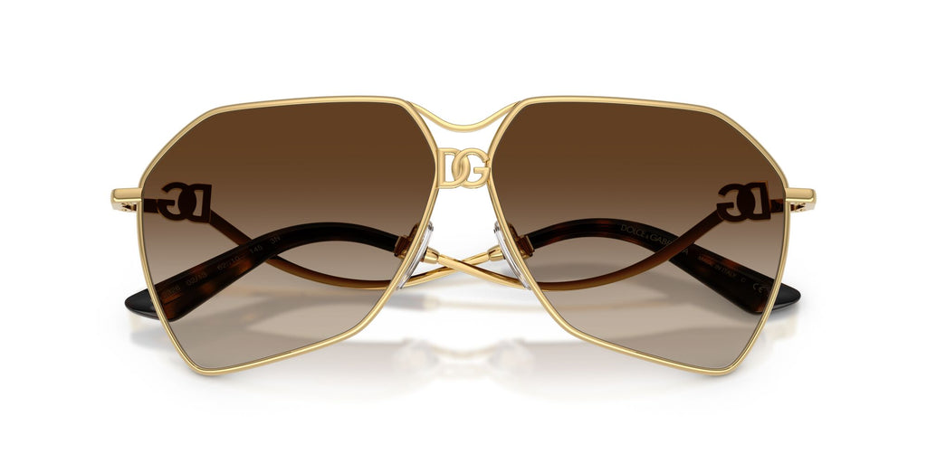 Dolce & Gabbana 0DG2326 02/13 62 Gold/ Gradient Brown
