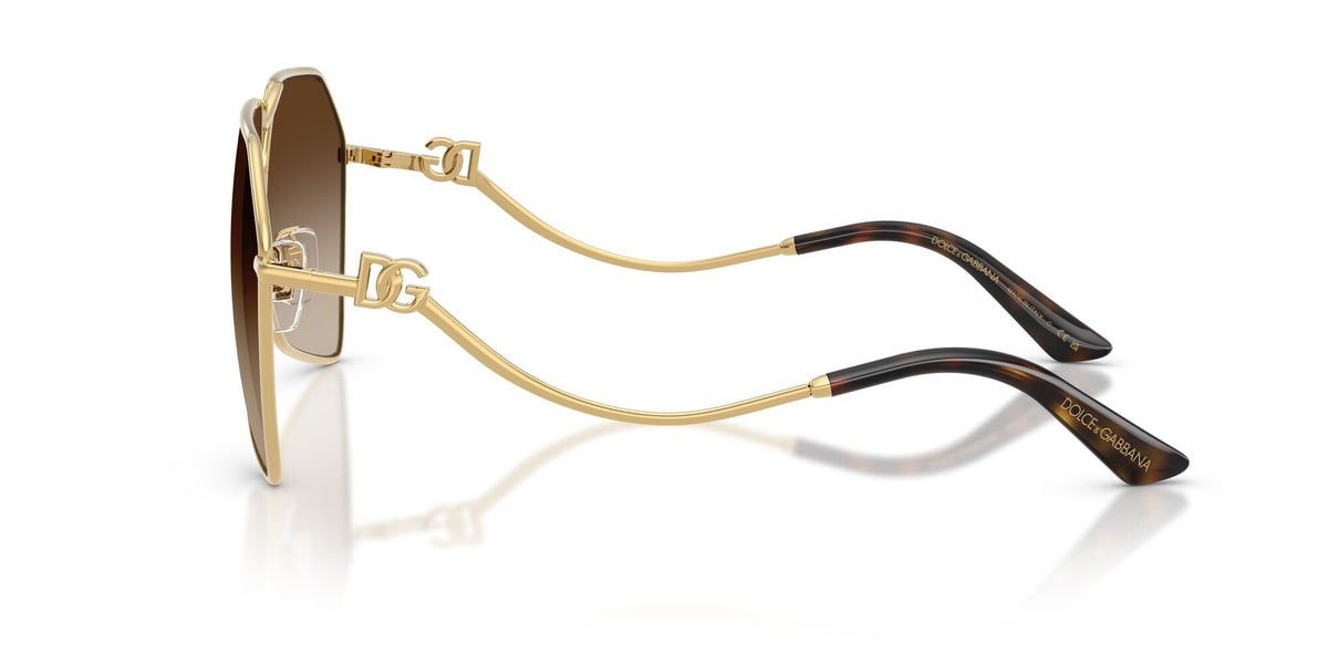 Dolce & Gabbana 0DG2326 02/13 62 Gold/ Gradient Brown