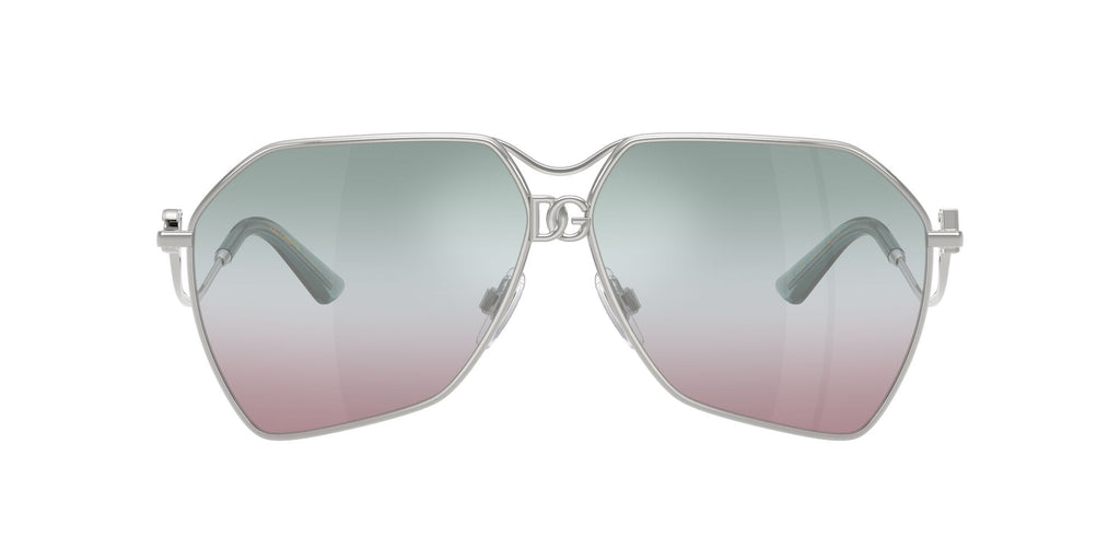 Dolce & Gabbana 0DG2326 05/EL 62 Silver/ Pink Gradient Brown Mirror