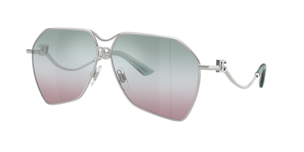 Dolce & Gabbana 0DG2326 05/EL 62 Silver/ Pink Gradient Brown Mirror
