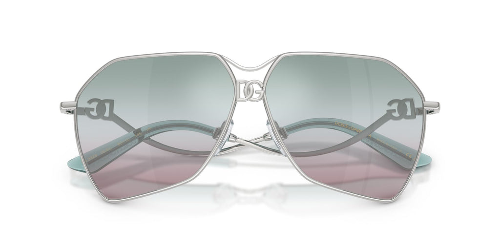 Dolce & Gabbana 0DG2326 05/EL 62 Silver/ Pink Gradient Brown Mirror