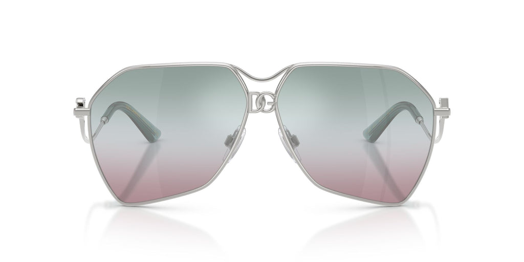 Dolce & Gabbana 0DG2326 05/EL 62 Silver/ Pink Gradient Brown Mirror