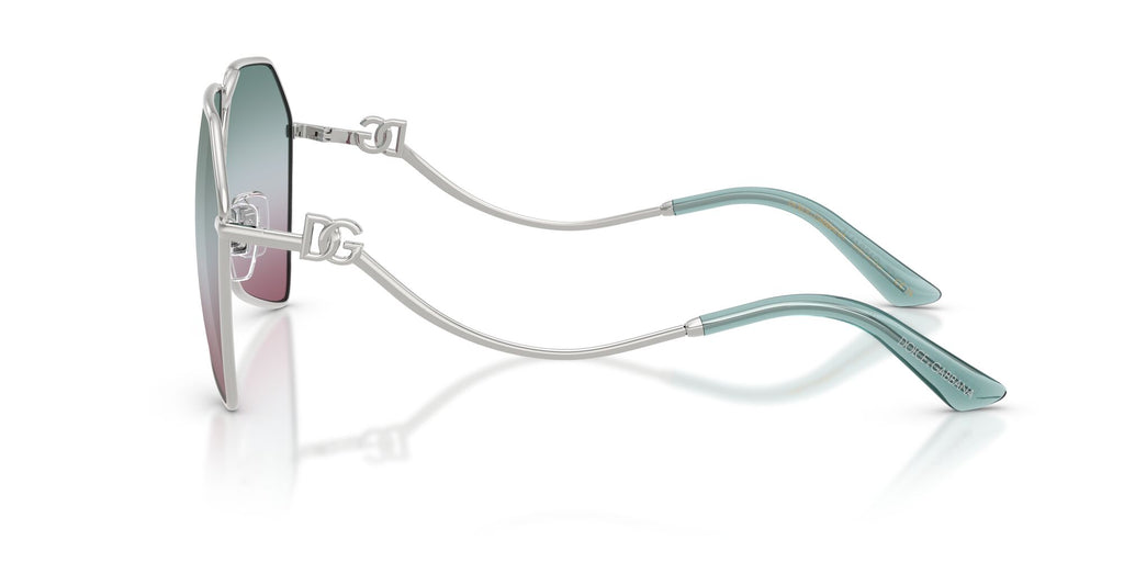 Dolce & Gabbana 0DG2326 05/EL 62 Silver/ Pink Gradient Brown Mirror