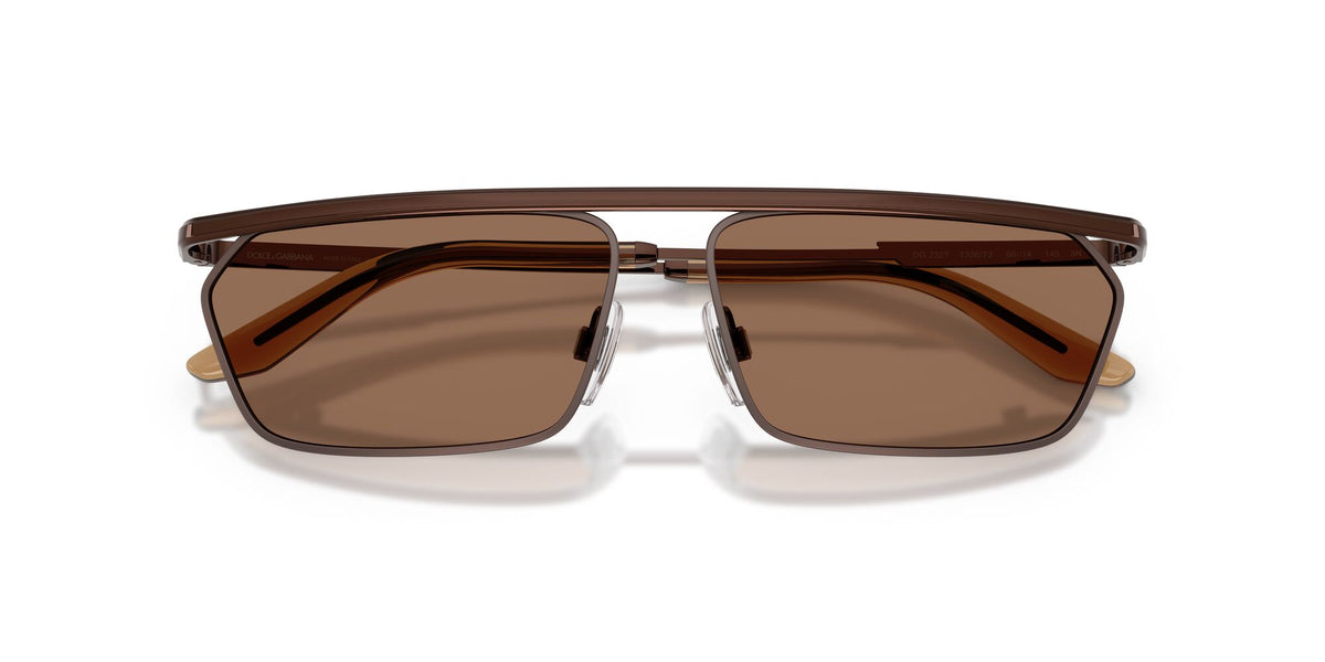 Dolce & Gabbana 0DG2327 133673 60 Brown/Matte Brown/ Dark Brown