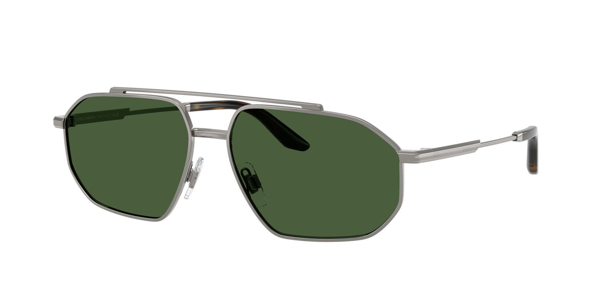 Dolce & Gabbana 0DG2328 04/71 59 Gunmetal/ Dark Green