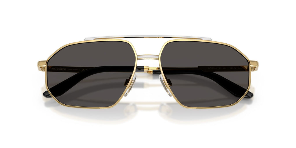Dolce & Gabbana 0DG2328 131387 59 Gold/Silver/ Dark Grey