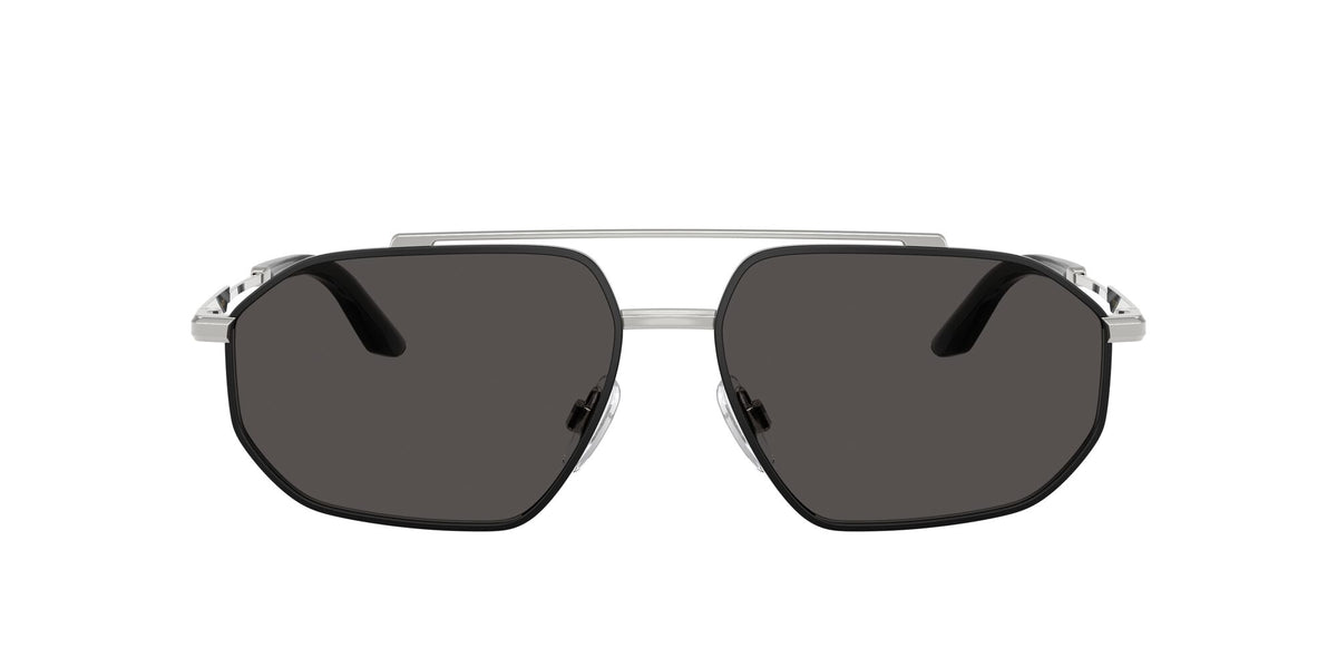 Dolce & Gabbana 0DG2328 132487 59 Silver/Matte Black/ Dark Grey