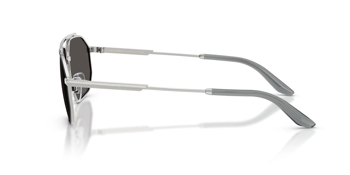 Dolce & Gabbana 0DG2328 132487 59 Silver/Matte Black/ Dark Grey