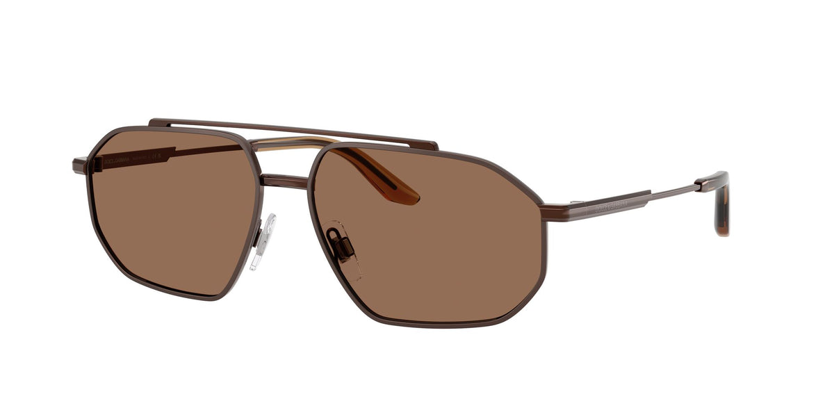 Dolce & Gabbana 0DG2328 133673 59 Brown/Matte Brown/ Dark Brown