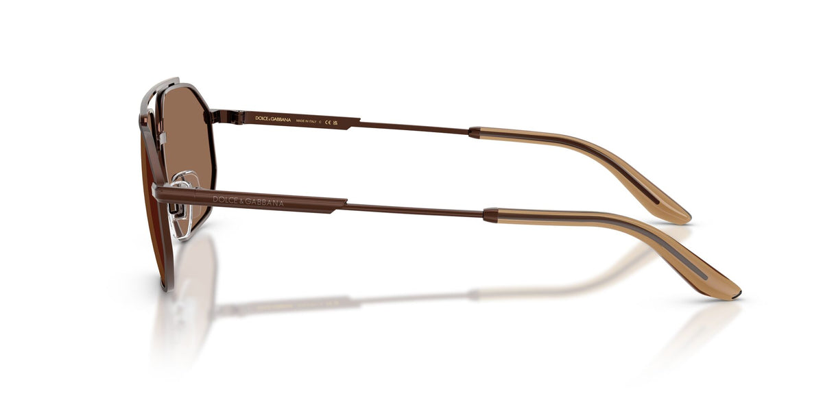 Dolce & Gabbana 0DG2328 133673 59 Brown/Matte Brown/ Dark Brown