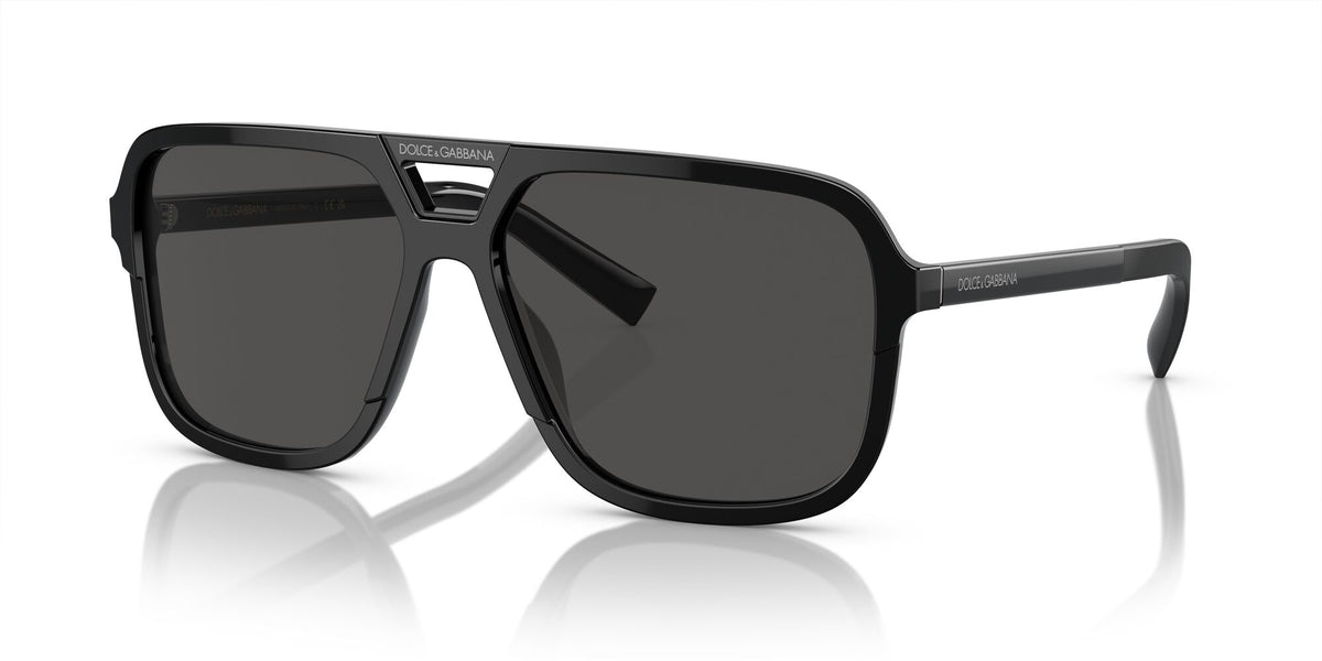 Dolce & Gabbana 0DG4354 501/87 58 Black/ Dark Grey 58 / Plastic