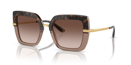 Dolce & Gabbana 0DG4373 325613 52 Havana On Transparent Brown/ Brown Gradient Dark Brown 52 / Plastic