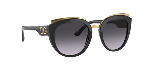Dolce & Gabbana 0DG4383 501/8G 54 Black/ Light Grey Gradient Black 54 / Plastic