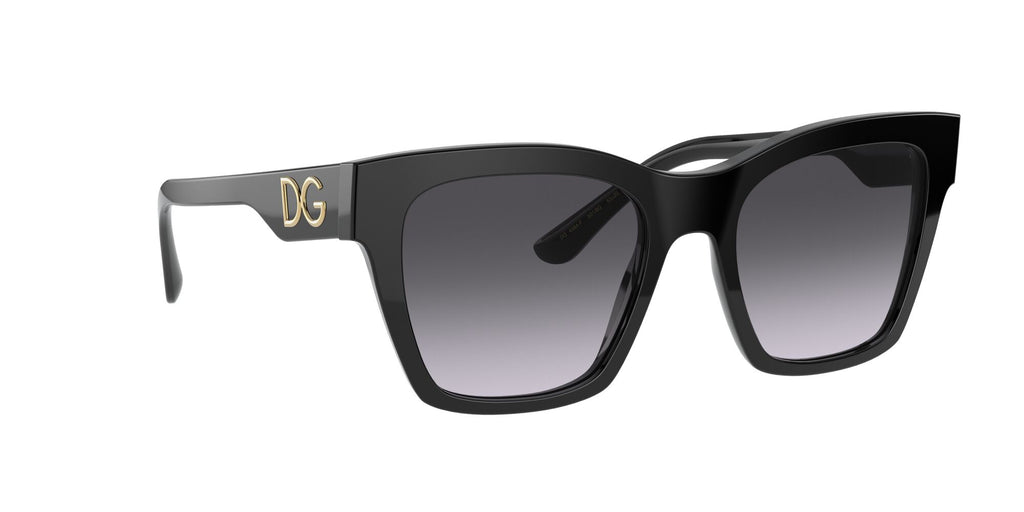 Dolce & Gabbana 0DG4384F 501/8G 53 Black/ Light Grey Gradient Black 53 / Plastic