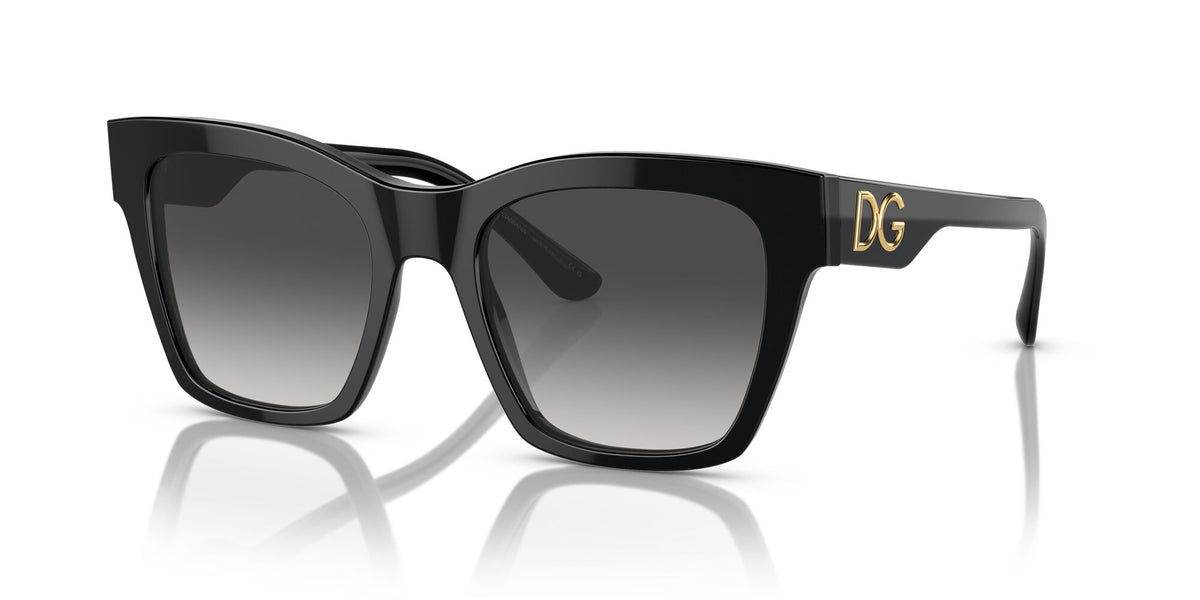 Dolce & Gabbana 0DG4384 501/8G 53 Black/ Grey Gradient 53 / Plastic