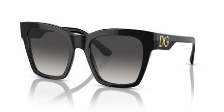Dolce & Gabbana 0DG4384 501/8G 53 Black/ Grey Gradient 53 / Plastic