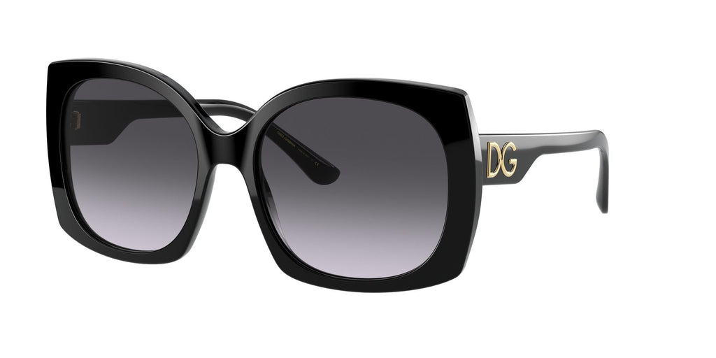 Dolce & Gabbana 0DG4385F 501/8G 58 Black/ Light Grey Gradient Black 58 / Plastic