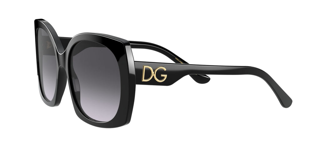 Dolce & Gabbana 0DG4385F 501/8G 58 Black/ Light Grey Gradient Black 58 / Plastic