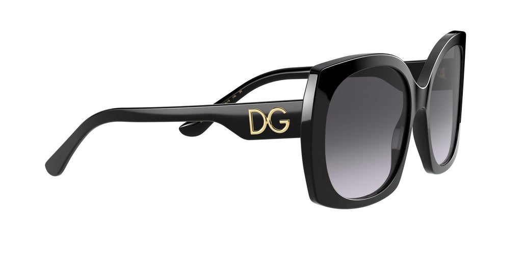 Dolce & Gabbana 0DG4385F 501/8G 58 Black/ Light Grey Gradient Black 58 / Plastic