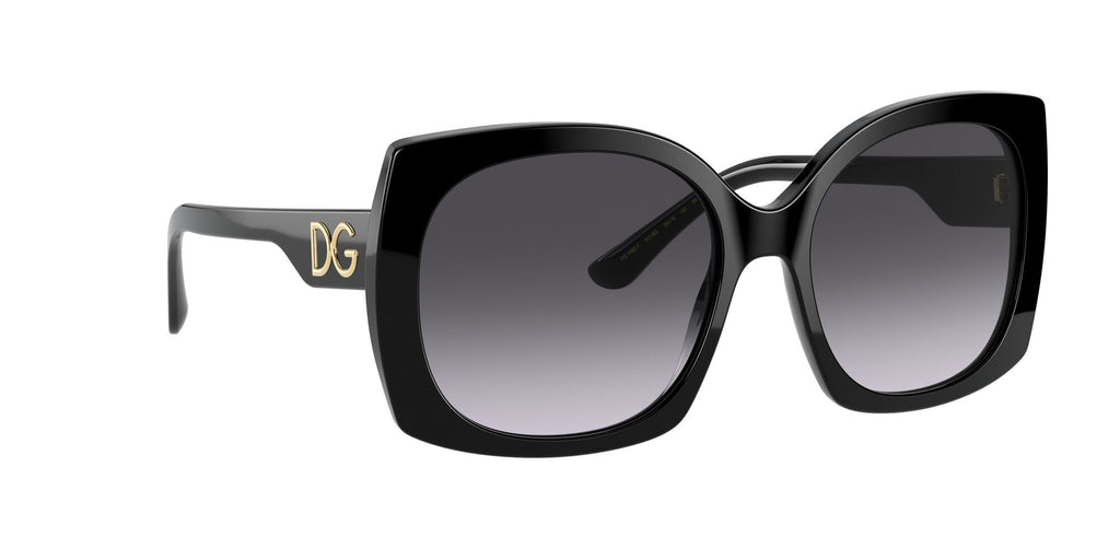 Dolce & Gabbana 0DG4385F 501/8G 58 Black/ Light Grey Gradient Black 58 / Plastic