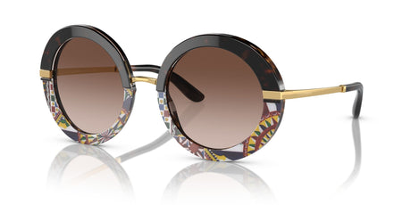 Dolce & Gabbana 0DG4393 327813 52 Top Havana/Handcart/ Brown Gradient Dark Brown 52 / Polyamide / Acetate / Metal