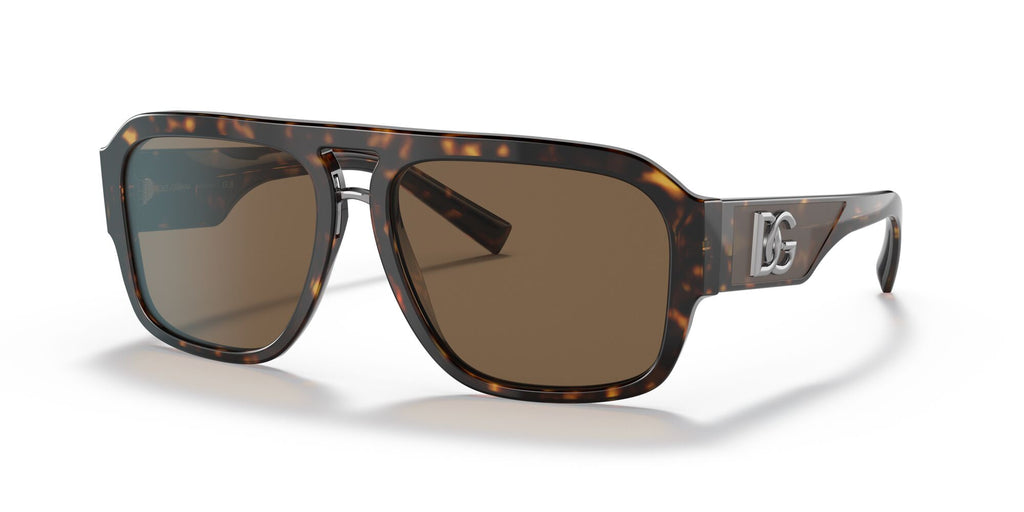 Dolce & Gabbana 0DG4403F 502/73 58 Havana/ Dark Brown 58 / Plastic