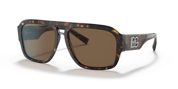 Dolce & Gabbana 0DG4403F 502/73 58 Havana/ Dark Brown 58 / Plastic