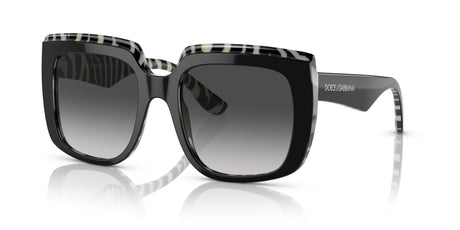 Dolce & Gabbana 0DG4414F 33728G 54 Top Black On Zebra/ Grey Gradient 54 / Plastic